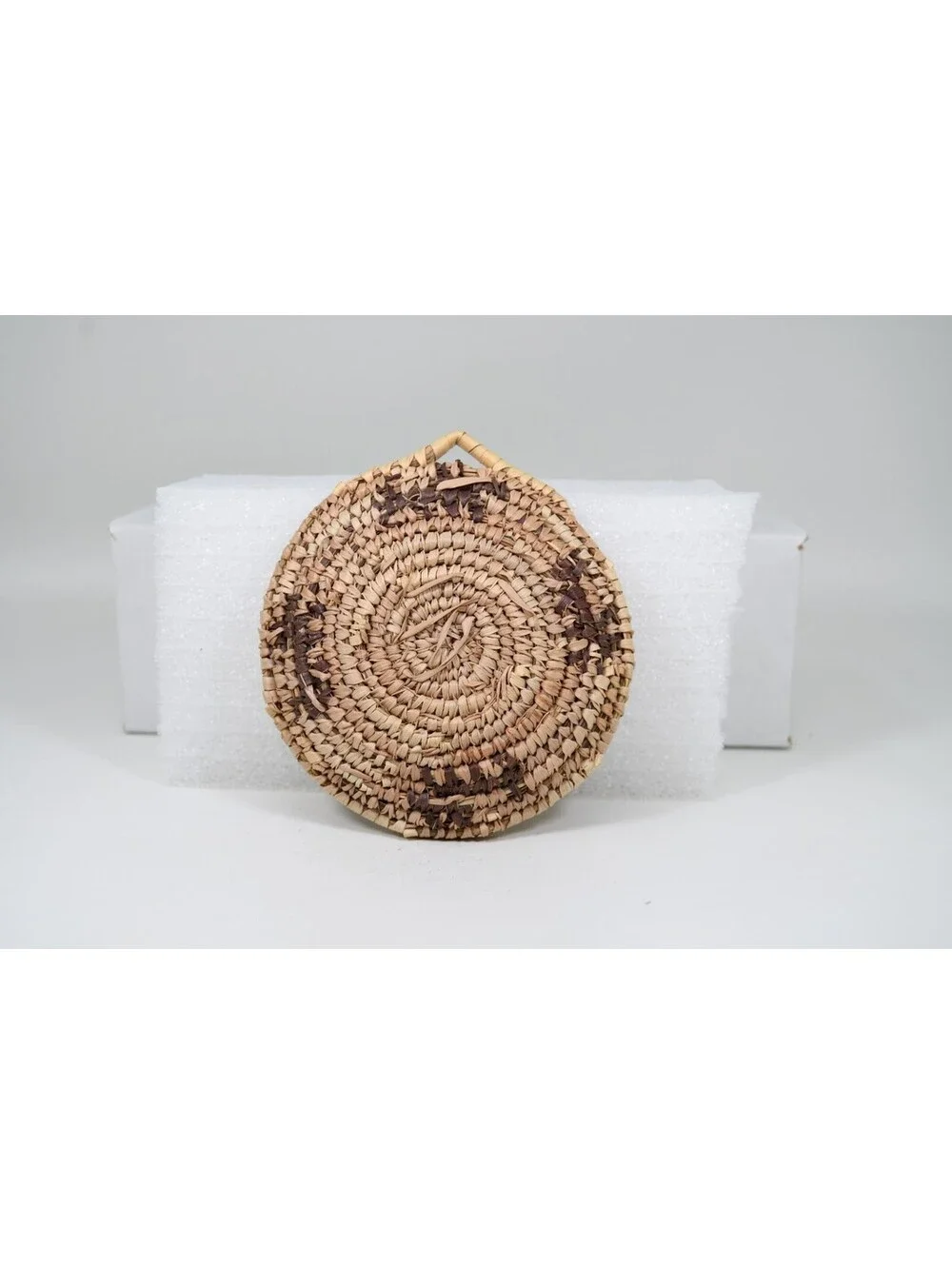 Hopi Native American Coiled Basket Mini 3.5